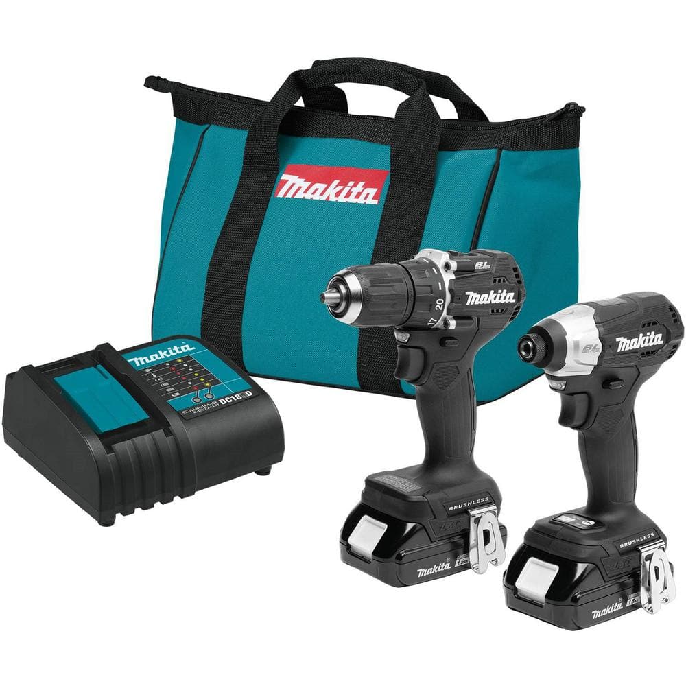 18V LXT Sub-Compact Lithium-Ion Brushless Cordless 2-piece Combo Kit (Driver-Drill/Impact Driver) 1.5Ah