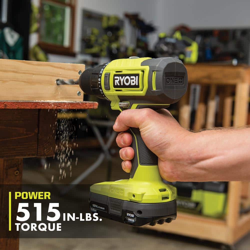 ONE+ 18V Cordless 2-Tool Combo Kit with Drill/Driver, Impact Driver, (2) 1.5 Ah Batteries, and Charger